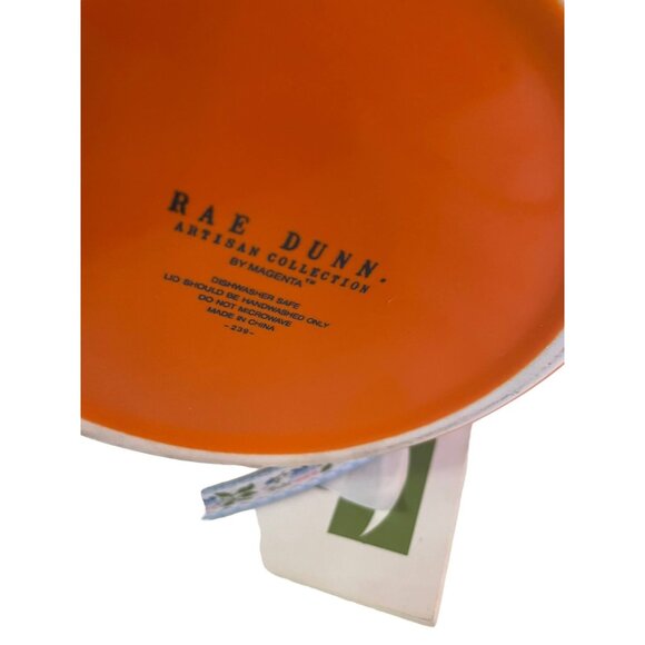 RAE Dunn Orange Halloween Mug Cup Trick or Treat Cannister 10" Artisan Collecti - Picture 5 of 10